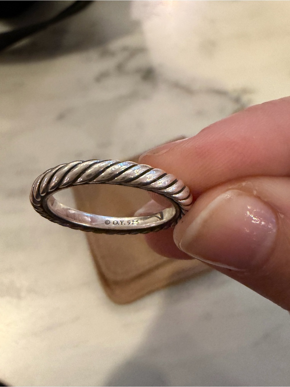 David Yurman Cable Collectibles Stack Ring - Picture 4 of 5